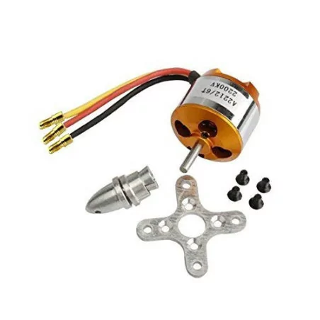 Brushless motor A2212 2200KV ORANGE with bracket