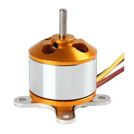 Brushless motor A2212 1400KV ORANGE with bracket