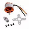 Brushless motor A2212 1000KV ORANGE with bracket