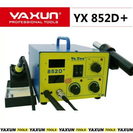 YAXUN 852D + محطة حديد الهواء الساخن