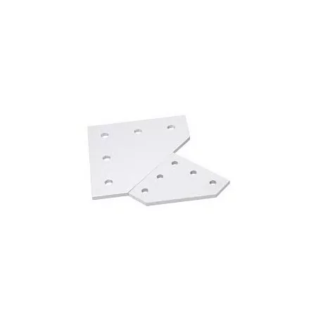 Machifit Aluminum 5 Holes L Shape Join Plate Corner Bracket for 2020/3030