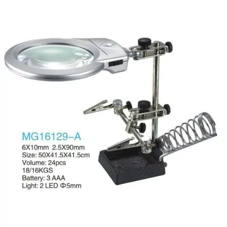 MG16129-A (2 LED + BATTERY 3AAA)