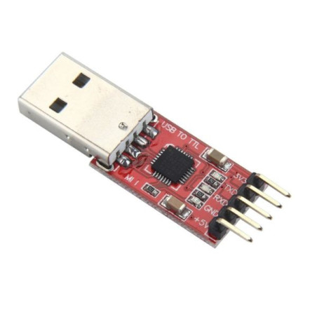 USB to TTL UART Serial Converter CP2102 STC (red)