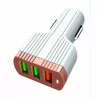 Chargeur de voiture (MICRO CABLE INCLUS)LDNIO C702Q ports USB Adaptateur de charge rapide