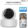 Caméra Surveillance IP WiFi, SONOFF 1080P, Détection de Mouvement et d'alerte, Audio Bidirectionnel 360°