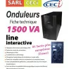 Onduleur LINE INTERACTIVE 1500VA /900W