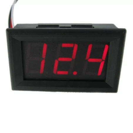 DC voltage meter DC4.5V-30.0V reverse protection 0.56 inch LED digital voltage meter RED