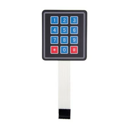 4*3 membrane switch matrix keypad