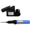 Komerci ZD-20G Fine Soldering Iron 8 W Wireless with Soldering Iron Shelf as Charging Station Battery Metal Sponge Blue 380 °C