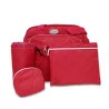 SAC A MAMAN 5 PCS Bleu Nuit / rouge / gris