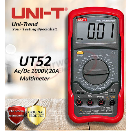 MULTIMETRE numérique véritable original UNI-T UT52