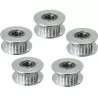 GT2 Timing Pulley 20teeth Alumium Bore 5mm for width 6mm belt (idler wheel)