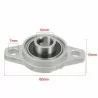 KFL000 10mm Dia Bore Aluminum Alloy Self-Aligning Flange Bearing Oval Pillow Block