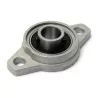 KFL001 12mm Dia Bore Aluminum Alloy Self-Aligning Flange Bearing Oval Pillow Block