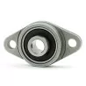 KFL001 12mm Dia Bore Aluminum Alloy Self-Aligning Flange Bearing Oval Pillow Block