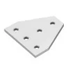 Machifit Aluminum 5 Holes T Shape Join Plate Corner Bracket for 2020 3030 4040