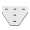 Machifit Aluminum 5 Holes T Shape Join Plate Corner Bracket for 2020 3030 4040