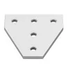 Machifit Aluminum 5 Holes T Shape Join Plate Corner Bracket for 2020 3030 4040