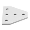 Machifit Aluminum 5 Holes T Shape Join Plate Corner Bracket for 2020 3030 4040