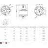 Brushless motor 2208 MOTOR/4PCS 2000KV