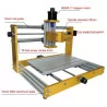 Mini Routeur CNC 3018 Aluminium - Zone de Travail 30cm x 18cm, Spindle 500W + Laser (40W/80W), Structure Robuste et Polyvalente